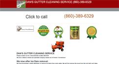 Desktop Screenshot of dansguttercleaningservice.com